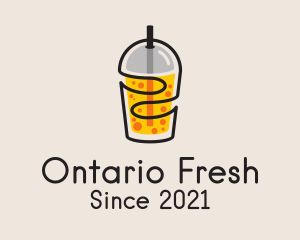 Fresh Juice Beverage logo design