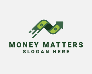 Money Currency Rebate logo design