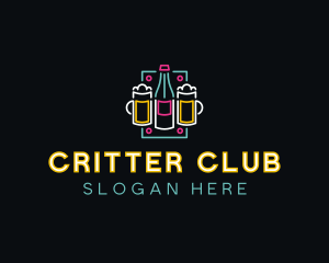 Bar Pub Nightclub  logo design