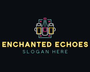 Bar Pub Nightclub  logo design