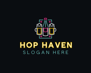 Neon Beer Bar  logo