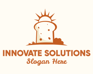 Sunny Bread Slice Logo
