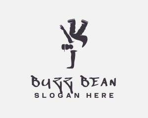 Gray Man Breakdance logo design