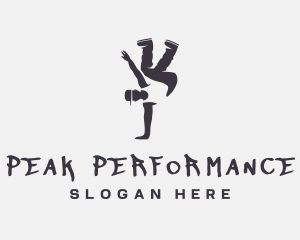 Gray Man Breakdance logo design