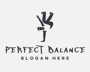 Gray Man Breakdance logo design