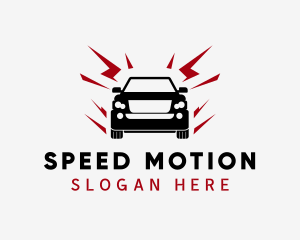 Lightning Fast Car logo design