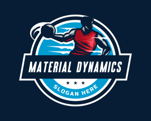 Dodgeball Athlete Player logo