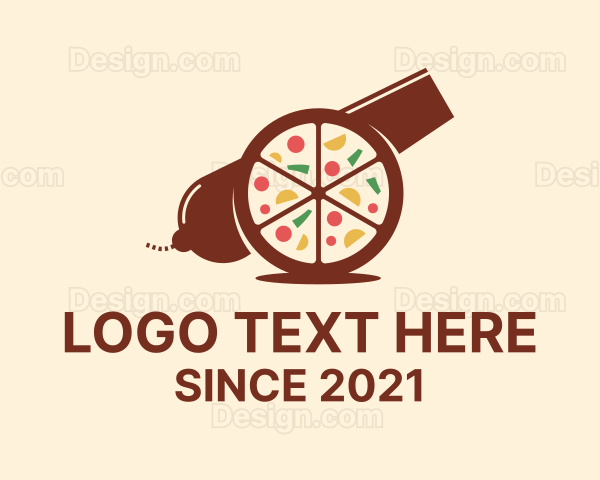 Pizza Cannon Restaurant Logo