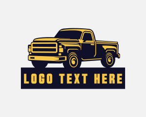 Pick Up Truck Transportation logo