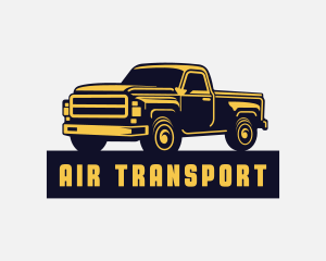 Pick Up Truck Transportation logo design