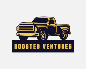 Pick Up Truck Transportation logo design