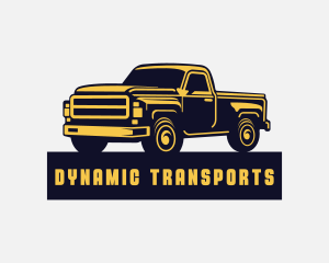 Pick Up Truck Transportation logo design