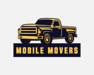 Pick Up Truck Transportation logo design