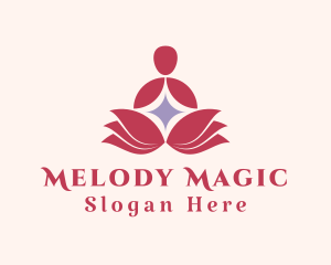 Lotus Flower Meditation  Logo
