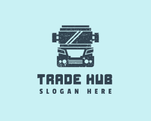 Trucking Automotive Delivery logo design