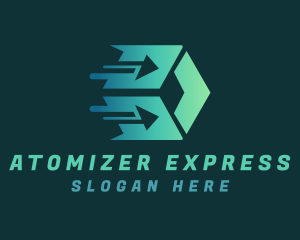 Forwarding Arrow Express logo design