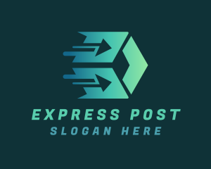 Forwarding Arrow Express logo design