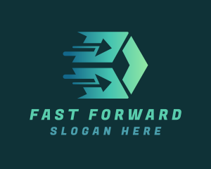 Forwarding Arrow Express logo design