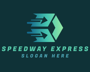 Forwarding Arrow Express logo design