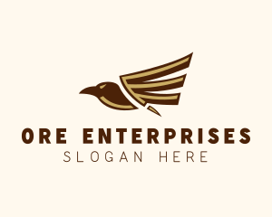 Bronze Eagle Wings  logo design