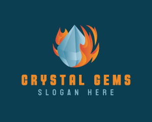 Ice Gem Fire logo design