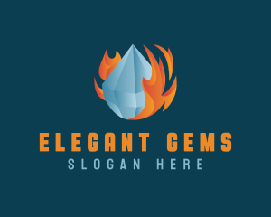 Ice Gem Fire logo design