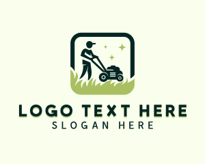 Lawn Mower Gardener logo