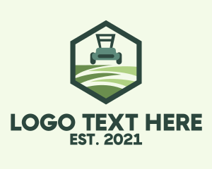 Hexagon Lawn Care  logo