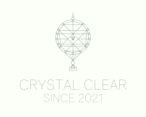 Handwoven Crystal Decor logo design