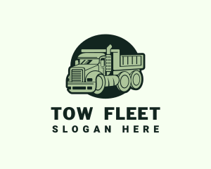 Industrial Construction Truck logo design