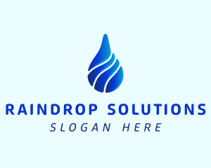 Aqua Water Drop logo