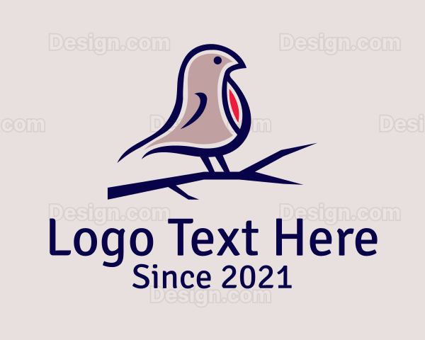 Pigeon Bird Aviary Logo