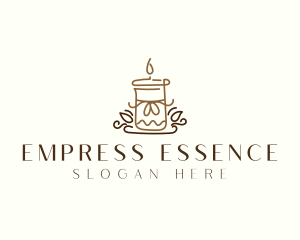 Candle Flame Spa logo design