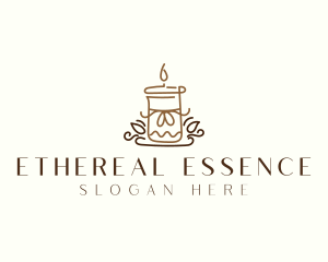 Candle Flame Spa logo design