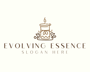 Candle Flame Spa logo design