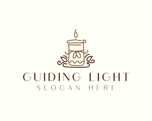 Candle Flame Spa logo design