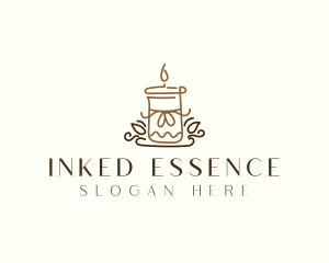 Candle Flame Spa logo design