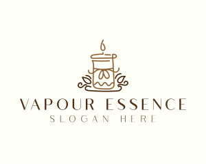 Candle Flame Spa logo design