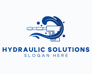 Hydraulic Pressure Washer logo design