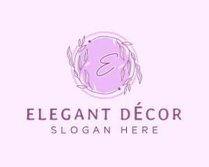 Spa Leaf Decoration logo design