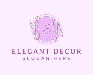 Spa Leaf Decoration logo design