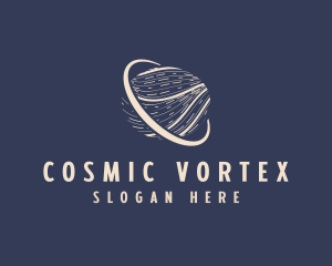 Planet Cosmic Orbit logo design