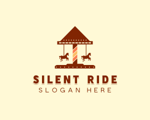 Amusement Horse Ride logo design