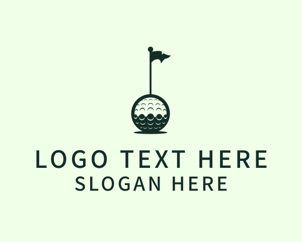 Golf Ball logo example 2