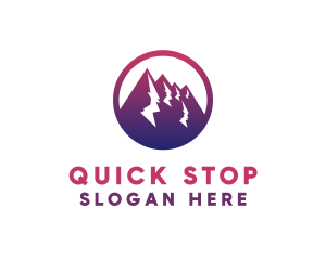 Mountain Camping Business logo design