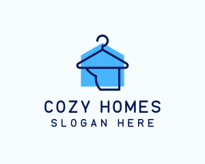 Laundry Hanger Home logo design