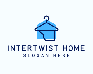 Laundry Hanger Home logo design