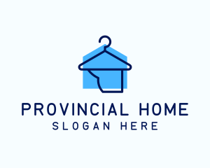 Laundry Hanger Home logo design