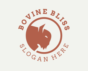 Bison Animal Farming logo design