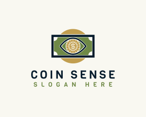 Coin Bill Money logo design